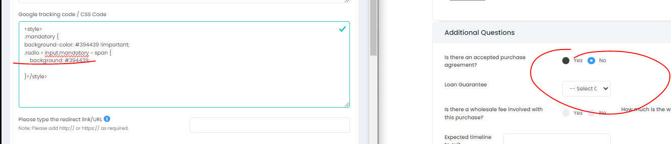 Customizing Web Form theme & styles (using CSS styles)